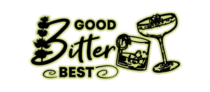 Good Bitter Best logo with glasses clinking