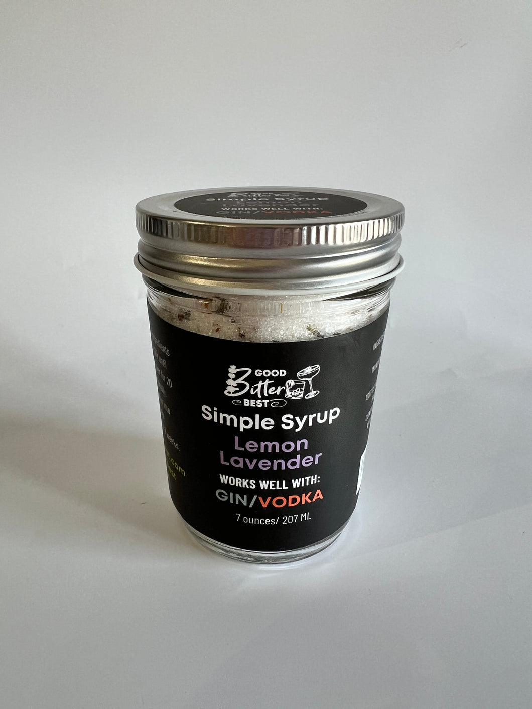Lemon Lavender- Simple Syrup in the Raw