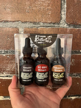 Load image into Gallery viewer, Bitters Sampler: Smokey Savory Trio
