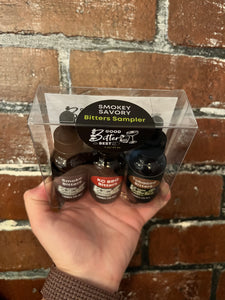 Bitters Sampler: Smokey Savory Trio