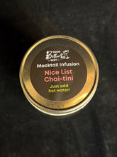 Load image into Gallery viewer, Nice List Chai- tini jar lid with label sticker. 
