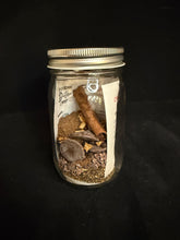 Load image into Gallery viewer, Chocolate Chai-tini ingredients in a 16 ounce jar with silver lid. 
