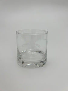 Rocks Glass with Etched Logo
