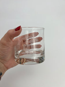 Rocks Glass with Etched Logo
