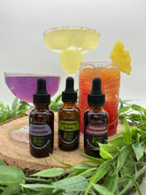 Load image into Gallery viewer, Hibiscus Cardamom cocktail bitters- perfect for Tiki tropical drinks!
